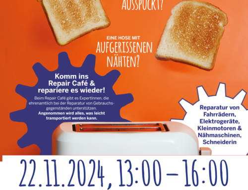 Repair Cafe | 22.11.2024, 13:00 – 16:00 Uhr